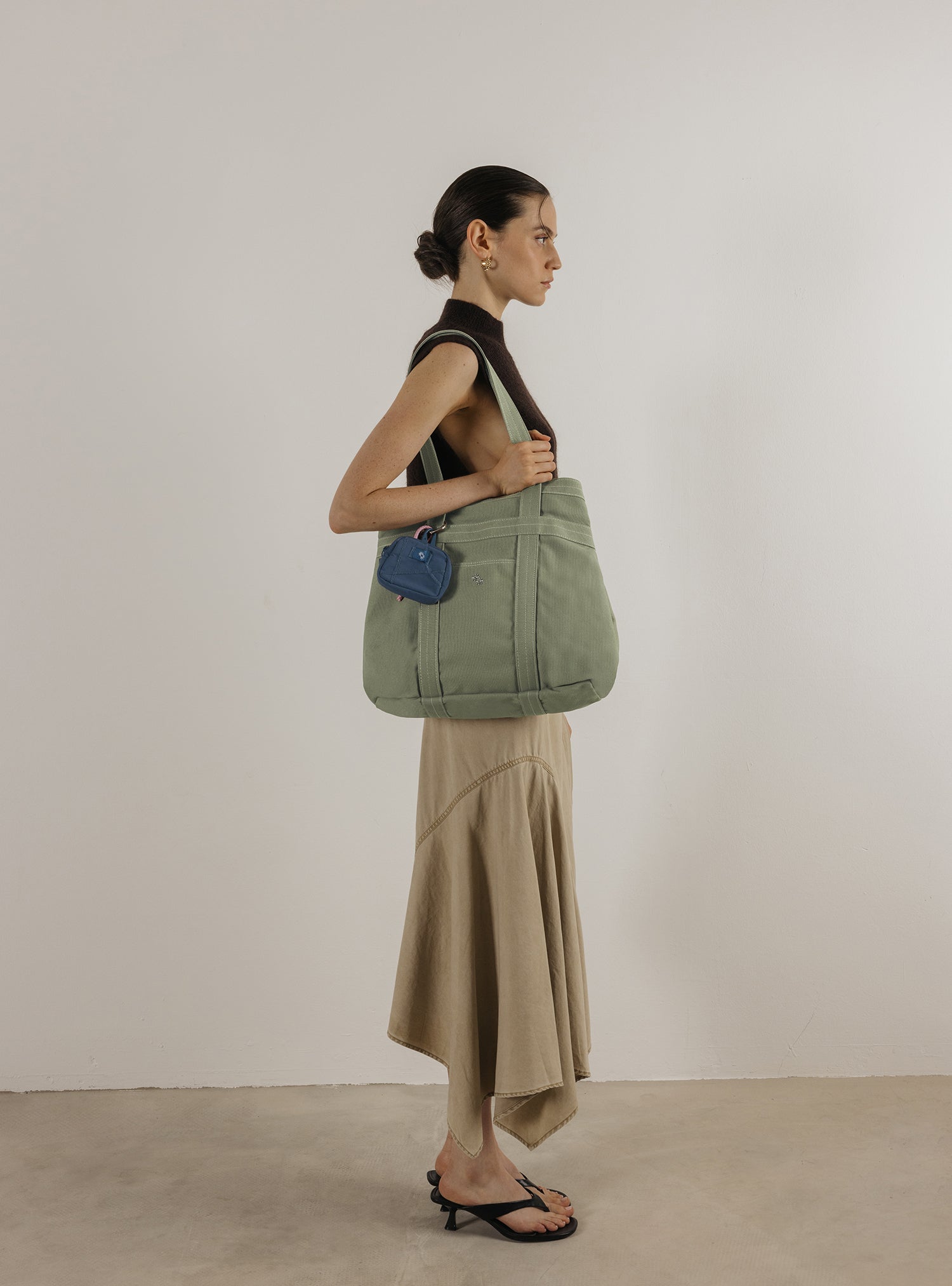 Multi-Way Tote (Canvas Eucalyptus)
