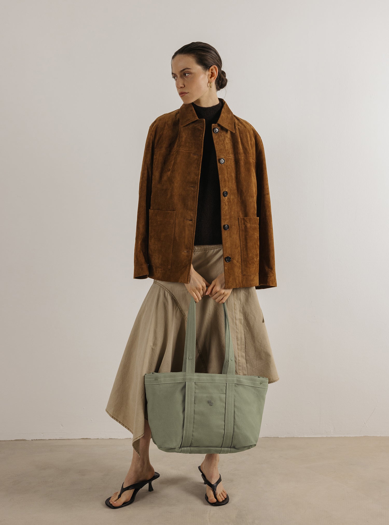 Multi-Way Tote (Canvas Eucalyptus)