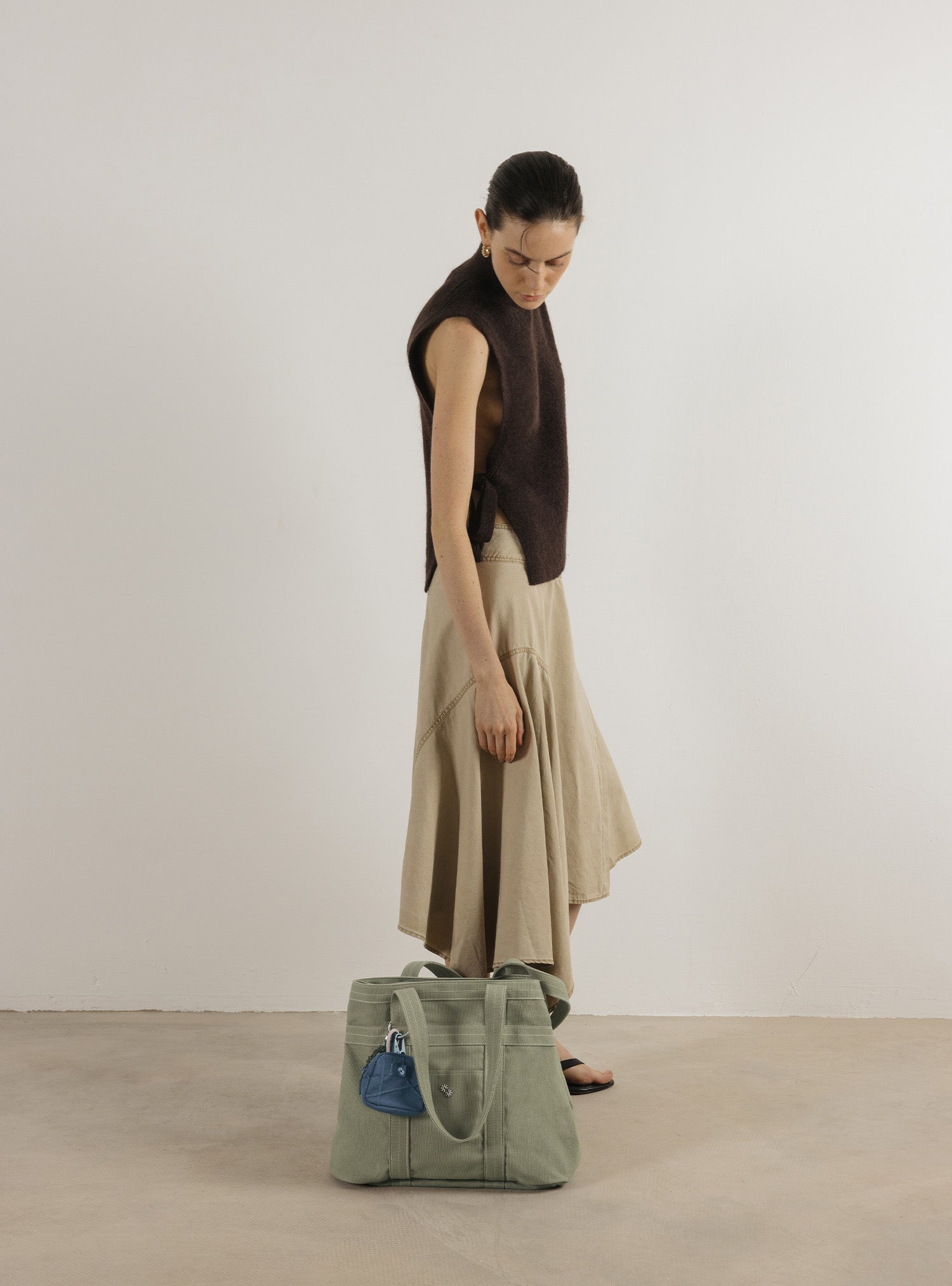 Multi-Way Tote (Canvas Eucalyptus)