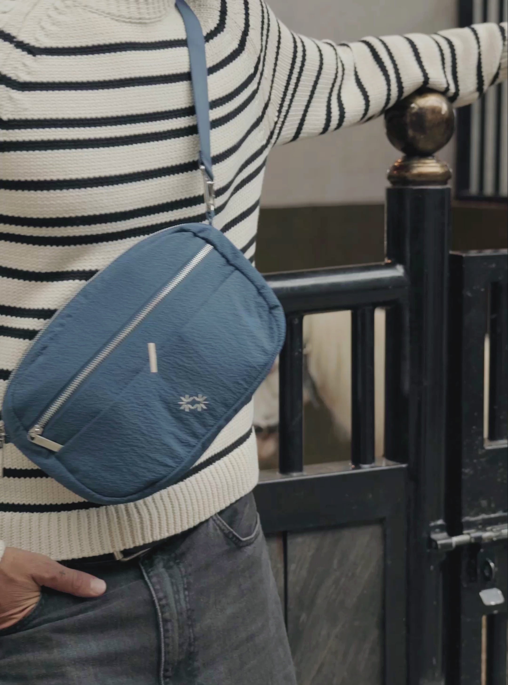 Cruise Crossbody (Seersucker Mariner)